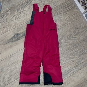Arctix Toddler Girls Pink Snow Suit Bib Zipper Overalls 2T
